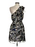 BCBGeneration 100% Polyester Floral Blue Cocktail Dress Size 2 - photo 2