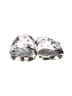 Crocs Graphic Silver Black Sandals Size 10 - photo 2