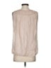 Ambra 100% Silk Ivory Sleeveless Silk Top Size S - photo 2