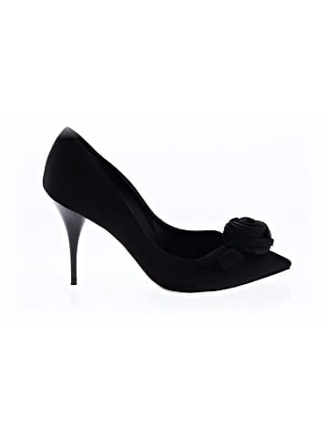 Christian Dior Vintage Satin Lady Rose Pumps (view 1)