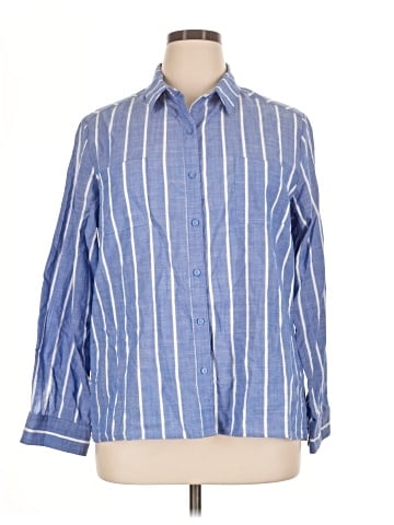 Riders by Lee Long Sleeve Button-Down Shirt (view 1)