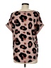 Shein Animal Print Pink Short Sleeve T-Shirt Size 8 - 10 - photo 2