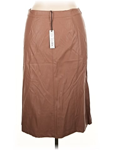 prologue Faux Leather Skirt (view 2)