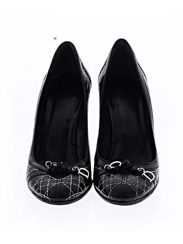 Dior Cannage Stitched Bow Pumps (view 2)
