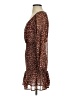 Lush 100% Polyester Animal Print Brown Cocktail Dress Size XS - photo 5