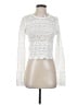 Lulus 100% Cotton White Long Sleeve Top Size S - photo 2