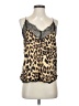 Storia 100% Polyester Brown Sleeveless Blouse Size S - photo 1
