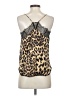 Storia 100% Polyester Brown Sleeveless Blouse Size S - photo 2