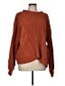Pol 100% Polyester Brown Pullover Sweater Size M - photo 1