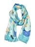 Basha 100% Polyester Teal Blue Scarf One size - photo 1