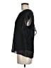 Massini 100% Polyester Black Short Sleeve Blouse Size M - photo 5