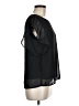 Massini 100% Polyester Black Short Sleeve Blouse Size M - photo 4