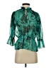 Zara Teal 3/4 Sleeve Blouse Size XS - photo 1