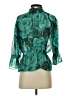 Zara Teal 3/4 Sleeve Blouse Size XS - photo 2