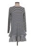 Clu TOO Stripes Gray Casual Dress Size XS - photo 1