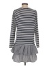 Clu TOO Stripes Gray Casual Dress Size XS - photo 2