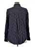 Universal Thread 100% Rayon Stripes Blue Long Sleeve Blouse Size XL - photo 2