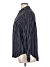 Universal Thread 100% Rayon Stripes Blue Long Sleeve Blouse Size XL - photo 5