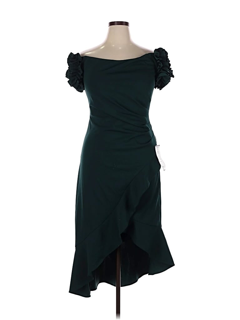 Pre-owned Xscape Cocktail Dress In Teal