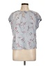 Como Blu 100% Rayon Blue Short Sleeve Blouse Size L - photo 1