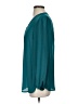 Elan 100% Polyester Teal Long Sleeve Blouse Size S - photo 5