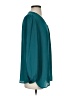 Elan 100% Polyester Teal Long Sleeve Blouse Size S - photo 4