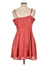 Express Outlet 100% Polyester Solid Orange Cocktail Dress Size L - photo 2