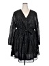 City Chic 100% Polyester Black Cocktail Dress Size 22 Plus (XL) - photo 1