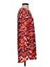 Everly 100% Polyester Print Orange Casual Dress Size S - photo 4