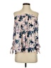 Attention 100% Polyester Pink 3/4 Sleeve Blouse Size S - photo 1