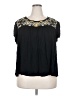 Shein Black Short Sleeve Blouse Size 3X - photo 1