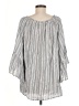 Elan 100% Rayon Gray 3/4 Sleeve Blouse One size - photo 2