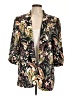 Zara Basic 100% Polyester Tropical Black Blazer Size XL - photo 1