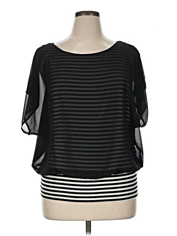 AB Studio 3/4 Sleeve Top (view 1)