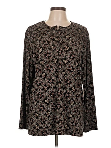 Sag Harbor Long Sleeve Blouse (view 1)