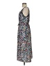 Athleta 100% Polyester Print Blue Casual Dress Size S - photo 5