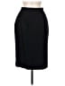 Kasper 100% Wool Solid Black Wool Skirt Size 6 - photo 1