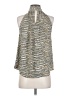 Joie 100% Polyester Silver Tan Sleeveless Blouse Size XS - photo 2