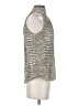 Joie 100% Polyester Silver Tan Sleeveless Blouse Size XS - photo 4