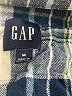 Gap Plaid Blue Ivory Long Sleeve Button-Down Shirt Size M - photo 7