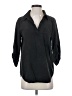 Mod-O-Doc Black 3/4 Sleeve Button-Down Shirt Size XS (0) - photo 1