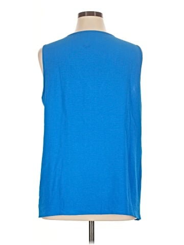 Nina Leonard Sleeveless Blouse (view 2)
