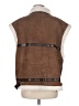 Fate 100% Polyester Brown Vest Size M - photo 2