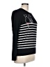 Ann Taylor LOFT Stripes Black Pullover Sweater Size L - photo 5