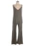 LA Made 100% Cotton Solid Gray Jumpsuit Size M - photo 1