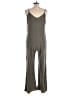 LA Made 100% Cotton Solid Gray Jumpsuit Size M - photo 2