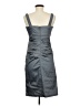 Melrose Metallic Gray Cocktail Dress Size 8 - photo 2