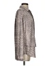 CALVIN KLEIN JEANS 100% Polyester Animal Print Graphic Snake Print Gray Long Sleeve Blouse Size S - photo 4