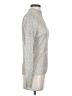 Chelsea28 Metallic Silver Long Sleeve Top Size S - photo 4