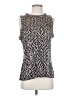E3 by Etcetera Ivory Black Sleeveless Blouse Size S - photo 1